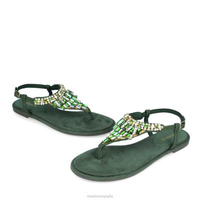 Menbur mujer bazzano 204L3523 zapato casual elegante verde