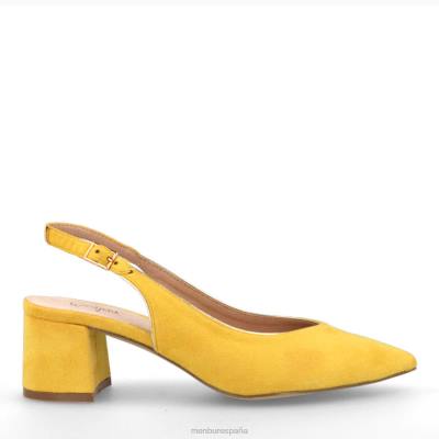 Menbur mujer beinasco 204L3060 zapato casual elegante amarillo