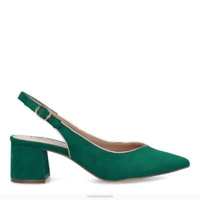 Menbur mujer beinasco 204L3062 zapato casual elegante verde