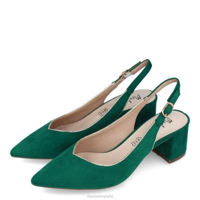 Menbur mujer beinasco 204L3062 zapato casual elegante verde