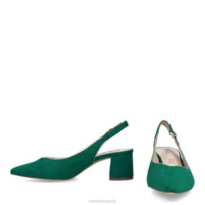 Menbur mujer beinasco 204L3062 zapato casual elegante verde