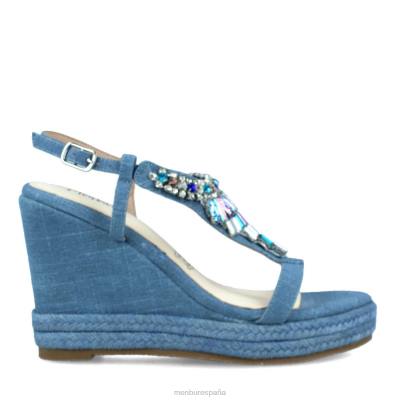 Menbur mujer belladama 204L214 zapato casual elegante azul claro