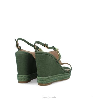 Menbur mujer belladama 204L3040 zapato casual elegante verde