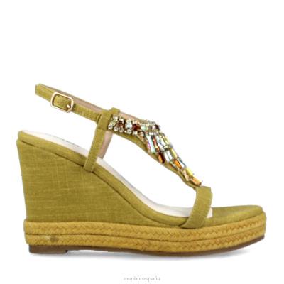 Menbur mujer belladama 204L3041 zapato casual elegante amarillo