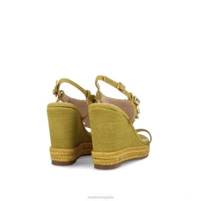 Menbur mujer belladama 204L3041 zapato casual elegante amarillo