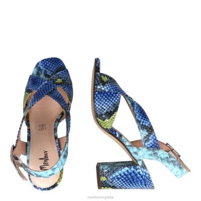 Menbur mujer bellagra 204L3224 zapato casual elegante azul medio