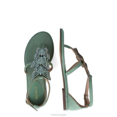 Menbur mujer belloguardo 204L3072 zapato casual elegante verde