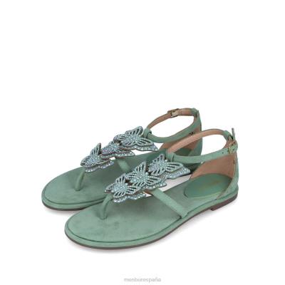 Menbur mujer belloguardo 204L3072 zapato casual elegante verde