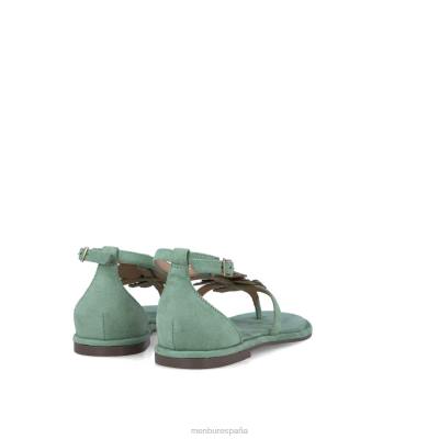 Menbur mujer belloguardo 204L3072 zapato casual elegante verde