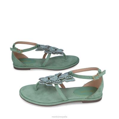 Menbur mujer belloguardo 204L3072 zapato casual elegante verde