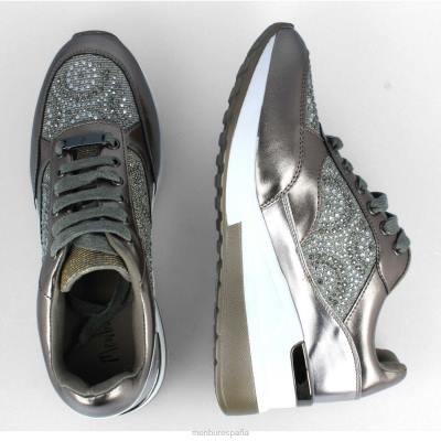 Menbur mujer bellombra 204L418 zapato casual elegante gris