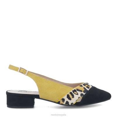 Menbur mujer berzano 204L3582 zapato casual elegante amarillo