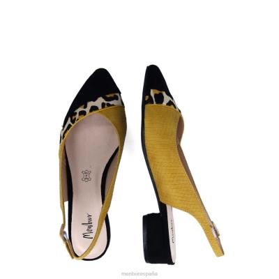 Menbur mujer berzano 204L3582 zapato casual elegante amarillo