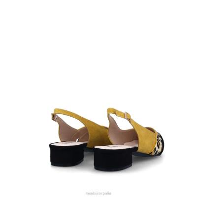 Menbur mujer berzano 204L3582 zapato casual elegante amarillo