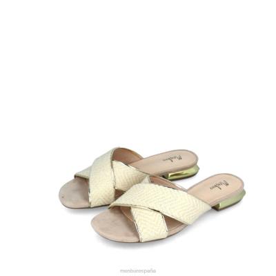 Menbur mujer bisencio 204L274 zapato casual elegante beige