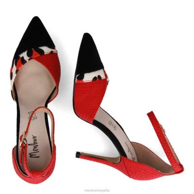 Menbur mujer bisenti 204L3596 zapato casual elegante rojo