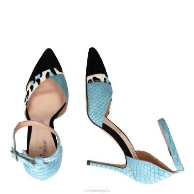 Menbur mujer bisenti 204L3597 zapato casual elegante azul claro