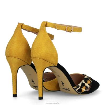 Menbur mujer bisenti 204L510 zapato casual elegante amarillo