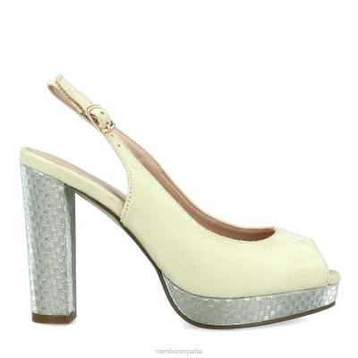 Menbur mujer bolabio 204L300 zapato casual elegante beige