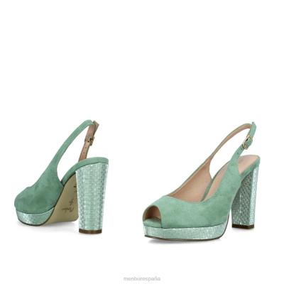 Menbur mujer bolabio 204L3199 zapato casual elegante verde