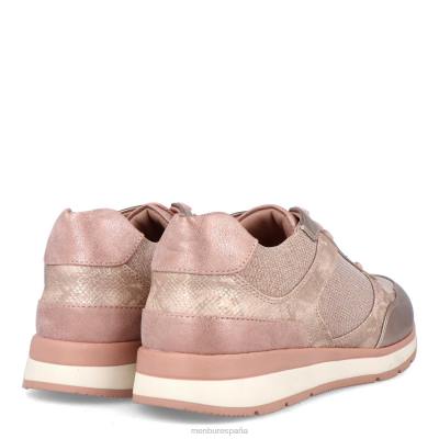 Menbur mujer bolotana 204L3413 zapato casual elegante maquillaje rosa