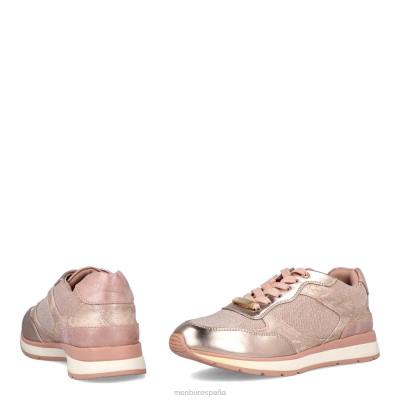 Menbur mujer bolotana 204L3413 zapato casual elegante maquillaje rosa