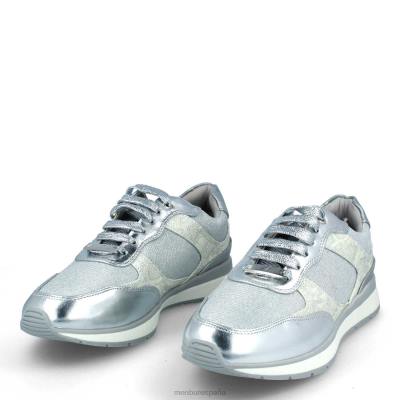 Menbur mujer bolotana 204L417 zapato casual elegante plata