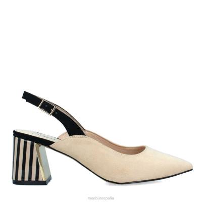 Menbur mujer bonavicina 204L227 zapato casual elegante beige