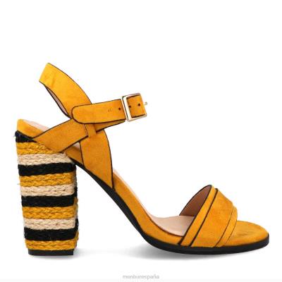 Menbur mujer bonavigo 204L3562 zapato casual elegante amarillo