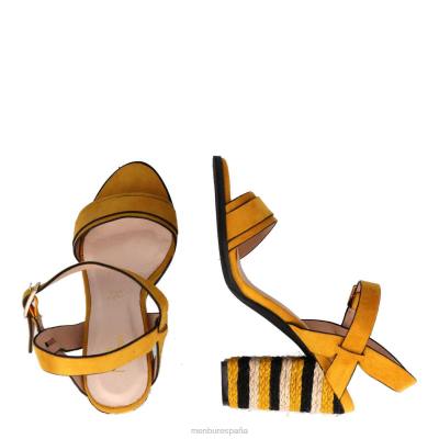 Menbur mujer bonavigo 204L3562 zapato casual elegante amarillo