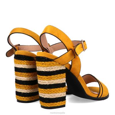 Menbur mujer bonavigo 204L3562 zapato casual elegante amarillo