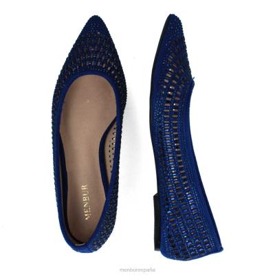 Menbur mujer bonorva 204L3260 zapato casual elegante azul medio