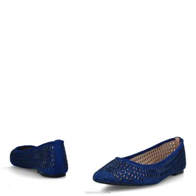 Menbur mujer bonorva 204L3260 zapato casual elegante azul medio