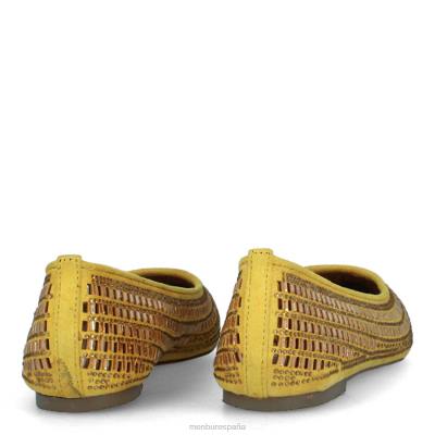 Menbur mujer bonorva 204L3261 zapato casual elegante amarillo