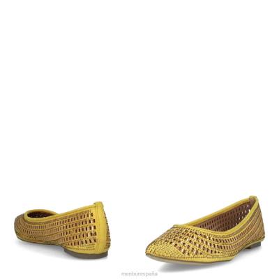 Menbur mujer bonorva 204L3261 zapato casual elegante amarillo