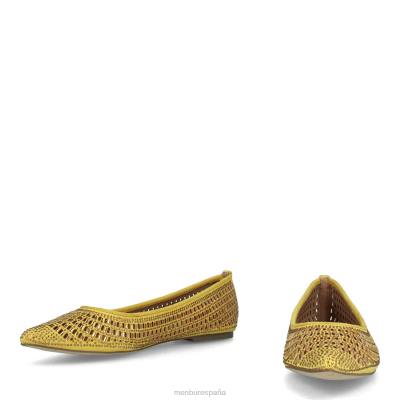 Menbur mujer bonorva 204L3261 zapato casual elegante amarillo