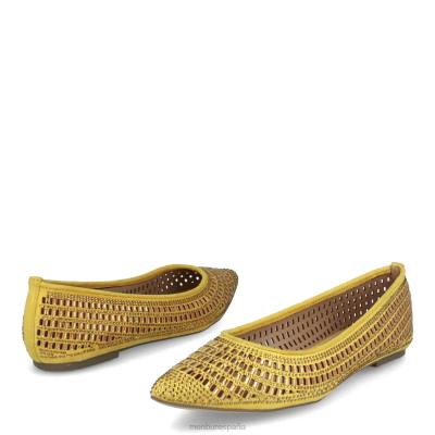 Menbur mujer bonorva 204L3261 zapato casual elegante amarillo