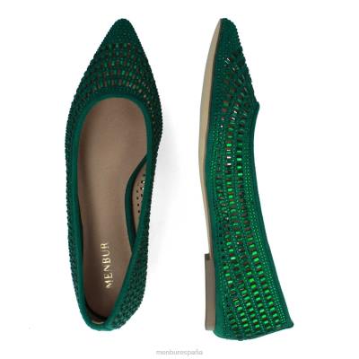 Menbur mujer bonorva 204L3262 zapato casual elegante verde