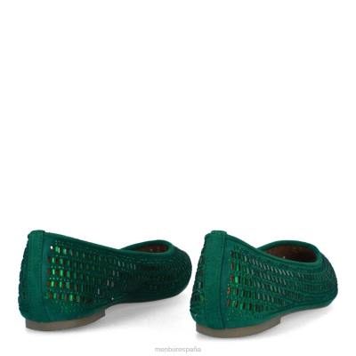 Menbur mujer bonorva 204L3262 zapato casual elegante verde