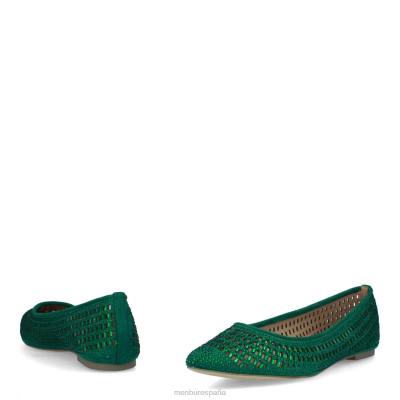 Menbur mujer bonorva 204L3262 zapato casual elegante verde