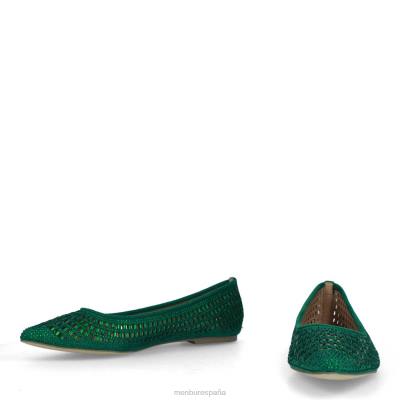 Menbur mujer bonorva 204L3262 zapato casual elegante verde