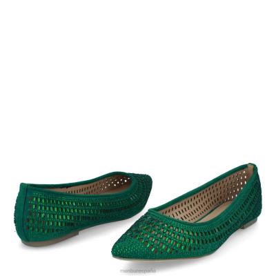 Menbur mujer bonorva 204L3262 zapato casual elegante verde