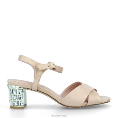 Menbur mujer borgata 204L3579 zapato casual elegante beige