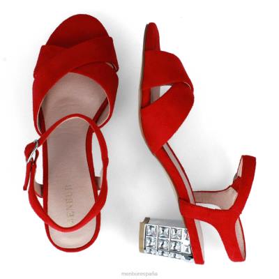 Menbur mujer borgata 204L498 zapato casual elegante rojo