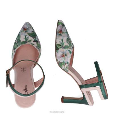 Menbur mujer borgatello 204L225 zapato casual elegante verde