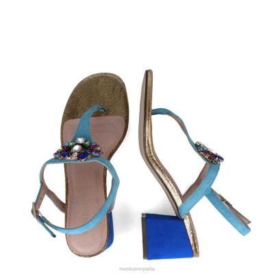 Menbur mujer borriana 204L3119 zapato casual elegante azul medio