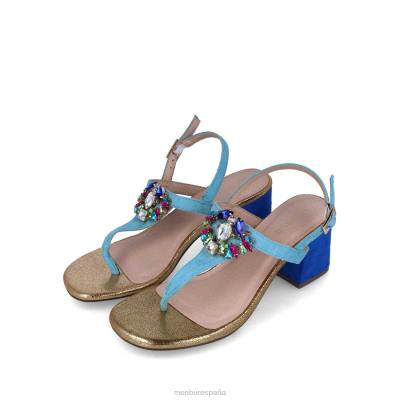 Menbur mujer borriana 204L3119 zapato casual elegante azul medio