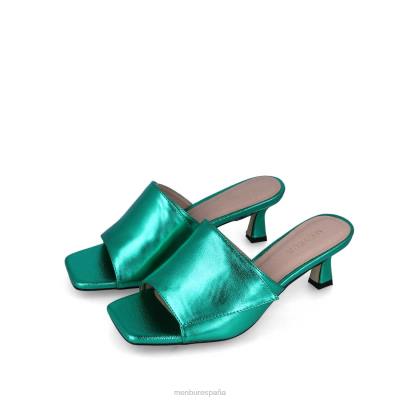 Menbur mujer borso 204L3540 zapato casual elegante verde