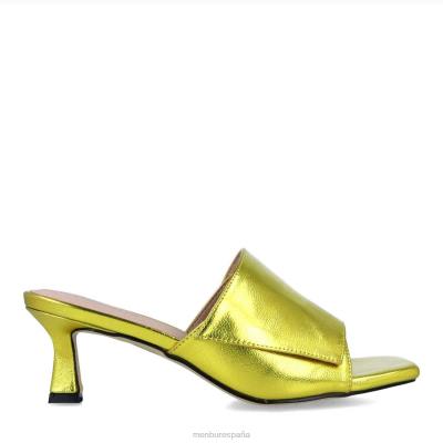 Menbur mujer borso 204L477 zapato casual elegante amarillo