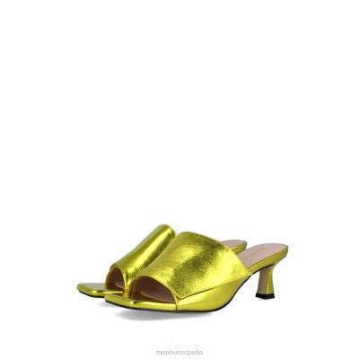 Menbur mujer borso 204L477 zapato casual elegante amarillo